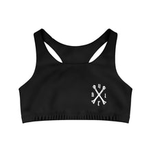 Load image into Gallery viewer, &quot;No Bones&quot; Seamless Sports Bra (AOP)

