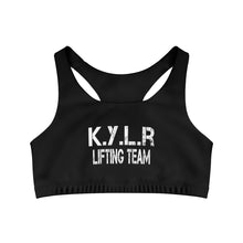 Load image into Gallery viewer, &quot;KYLR Lifting&quot; Seamless Sports Bra (AOP)
