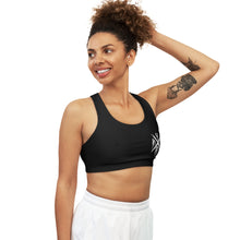 Load image into Gallery viewer, KYLR &quot;X&quot; Seamless Sports Bra (AOP)
