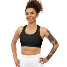 Load image into Gallery viewer, KYLR &quot;Metal&quot; Back Print Seamless Sports Bra (AOP)

