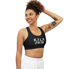 Load image into Gallery viewer, &quot;KYLR Lifting&quot; Seamless Sports Bra (AOP)
