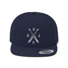 Load image into Gallery viewer, K.Y.L.R Crossed Knives Unisex Flat Bill Hat

