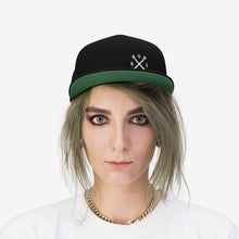 Load image into Gallery viewer, &quot;No Bones&quot; Embroidery Unisex Flat Bill Hat

